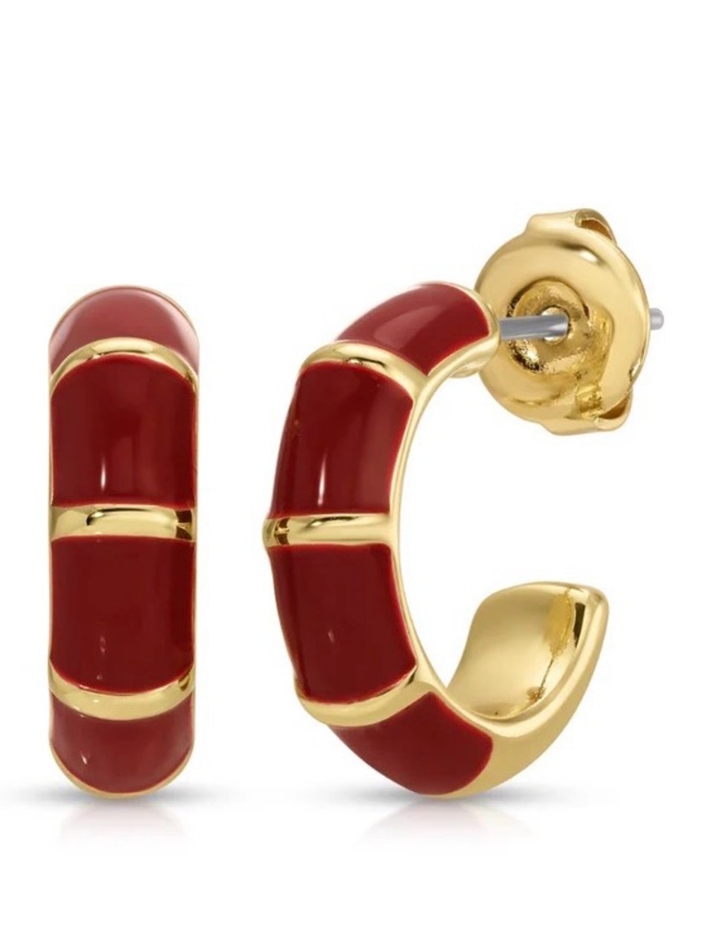 Leeada mini hoop earrings